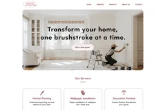 Example decorators website built by SprintLaunch