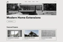 Example builders website built by SprintLaunch