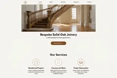Example joiners website built by SprintLaunch