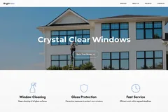 Example window cleaners website built by SprintLaunch